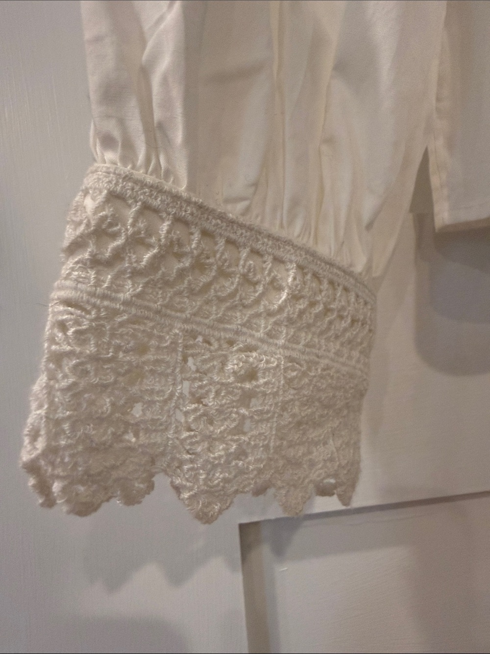 Sezane Chlo Shirt - Ecru Poplin - Picture 5 of 8